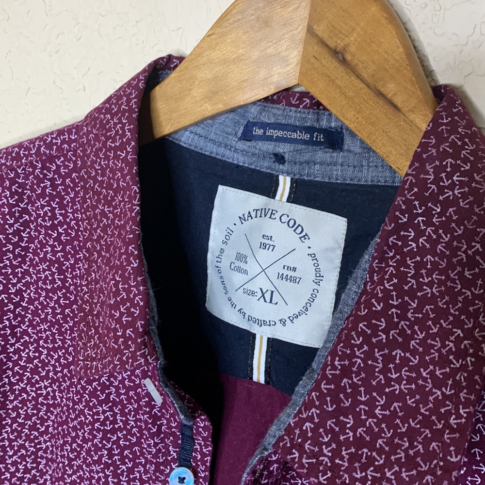 Native Code The Impeccable Fit Button Up Cotton - image 2